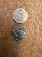 2 Münzen Henri Guisan 1939 Gedenkmünze 1989