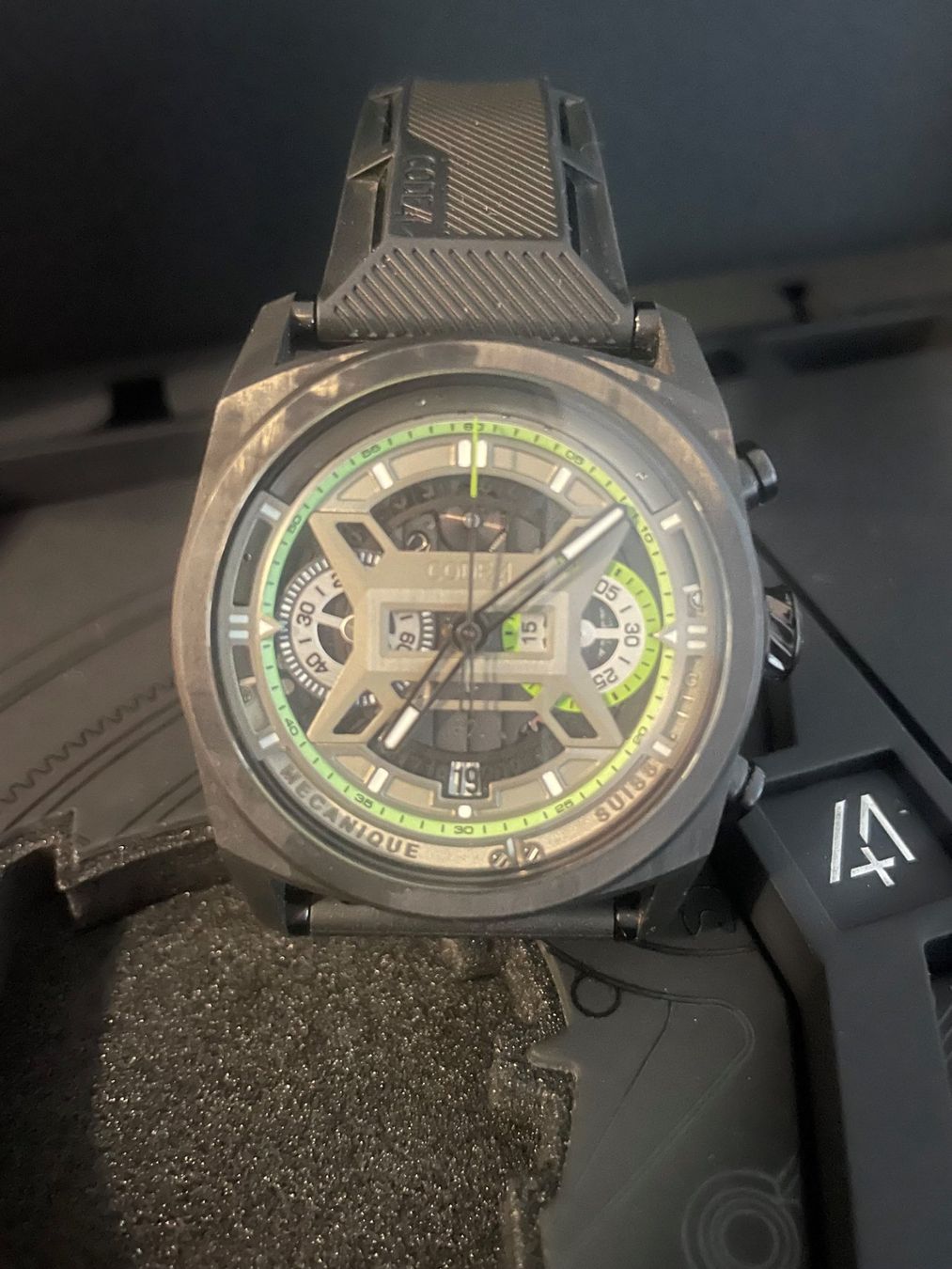 Orologi: Herren Uhr CODE41 NB24 Chrono Carbon Luxus – Nuovo (secondo la descrizione) da Bassersdorf venduto da Zorromobi0 1