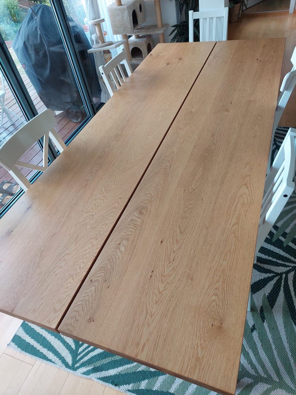 Ikea Tavoli: IKEA MÖCKELBY Esstisch Eiche massiv 235x100 cm – Usato da Zürich venduto da Kebby 1