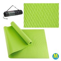 Sport Fitness Yoga Matte grün mit tasche work out