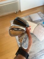 Titelist Vokey SM8 Wedges (3) + Three New Gold Pride Grips