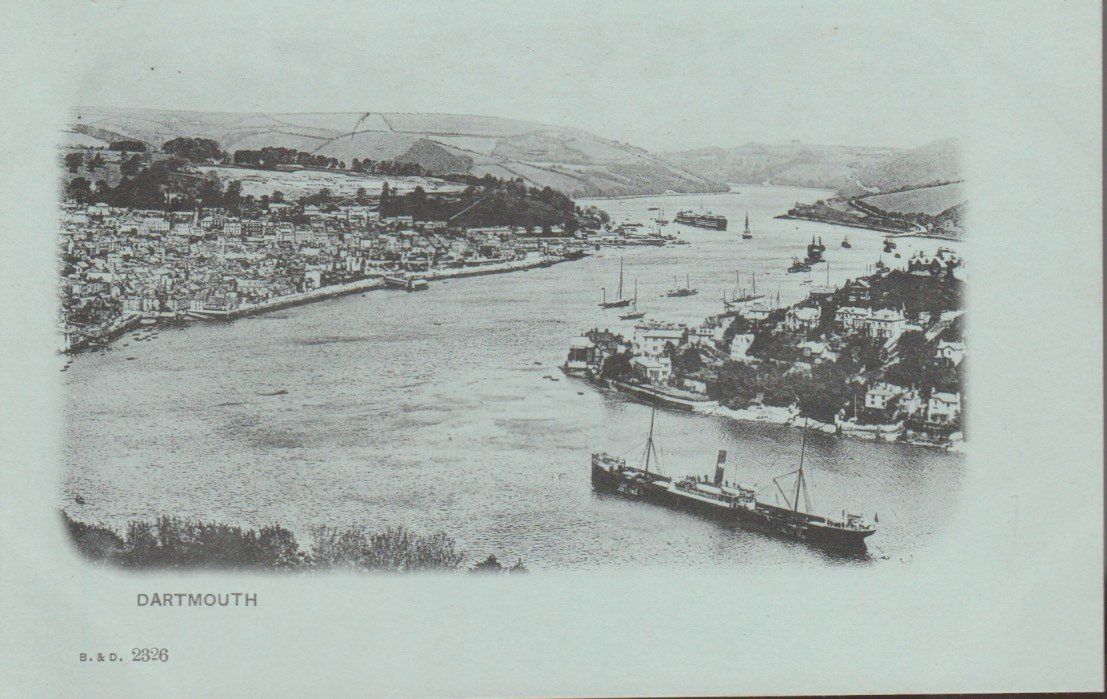 Ansichtskarten: old UK Postcard DARTMOUTH B. & D. 22326 ak – Gebraucht aus Vezia von Aquarius_Age