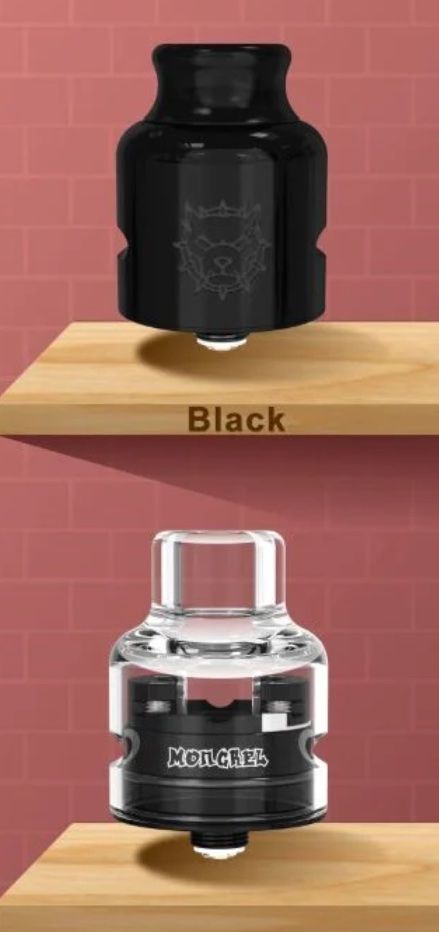 Altri Prodotti per fumatori: Damn Vape RDA Singel Coiler /Cap Schwarz und Glas – Nuovo e nell'imballaggio originale da bauma venduto da Feldi1876 2