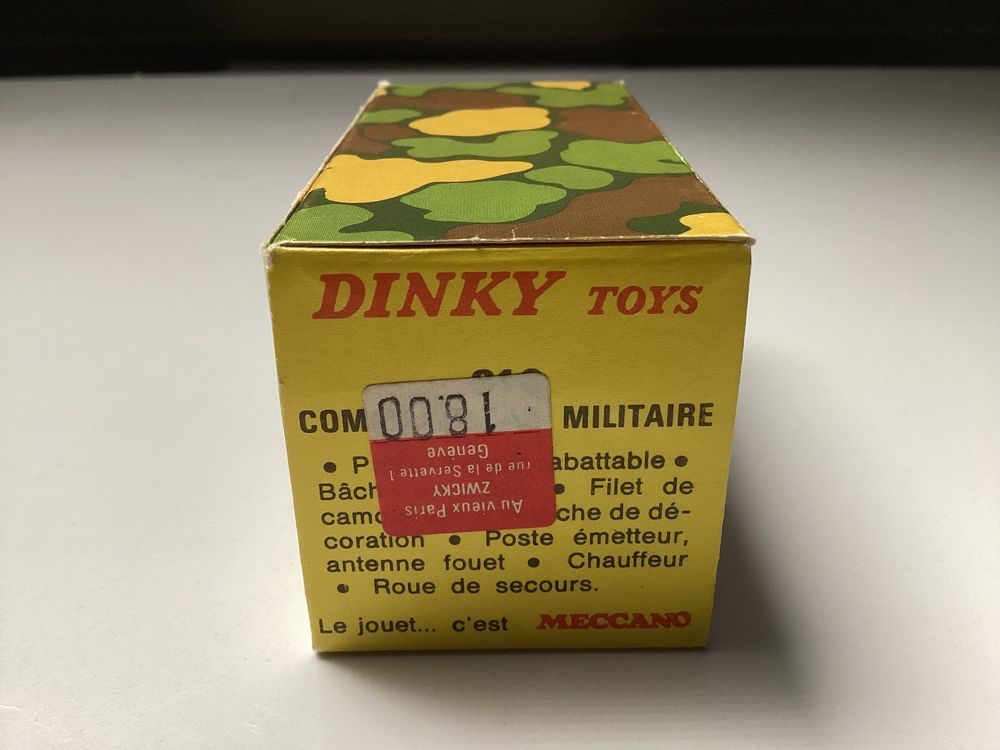 Dinky Toys Command Car – Véhicule Militaire Miniature, 1:43, Boîte D'origine Complète, Occasion