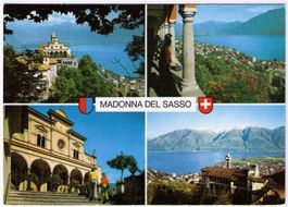 Orselina - 4 Bild AK Madonna del Sasso