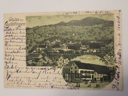 Ansichtskarte Läufelfingen gelaufen 1905 mit Briefmarke R30