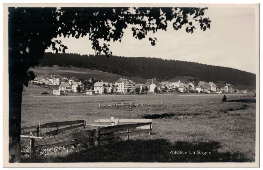 Cartoline postali: La Sagne, vers 1930 – Usato da Frauenfeld venduto da POML