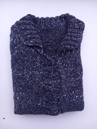 Damen Strickjacke dunkelblau Grösse S guter Zustand