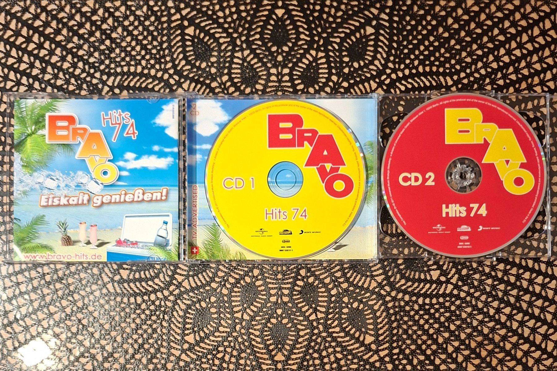 CDs: Bravo Hits 74, Doppel CD, 2011, Hit Compilation, Sampler – Gebraucht aus Amriswil von Celini3 2