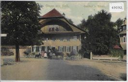 Gruss aus Boll - Gasthof Bären - belebt animee