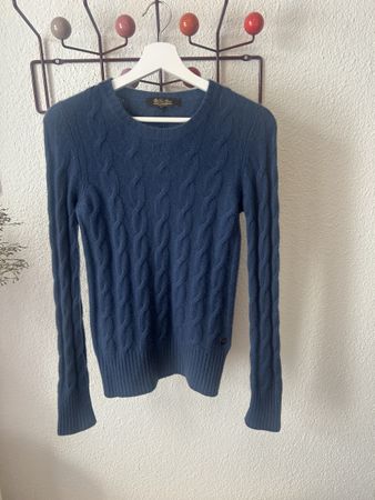 LORO PIANA Baby Cashmere Pullover Zopfstrick Made in Italy