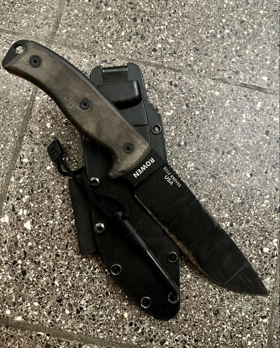 Zubehör: Messer ESEE Rowen mit Feuerstahl und Scheide – Gebraucht aus Zürich von Phantom1 2