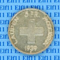 CHF___5.00 1939 Laupen vz-unz 5 Franken