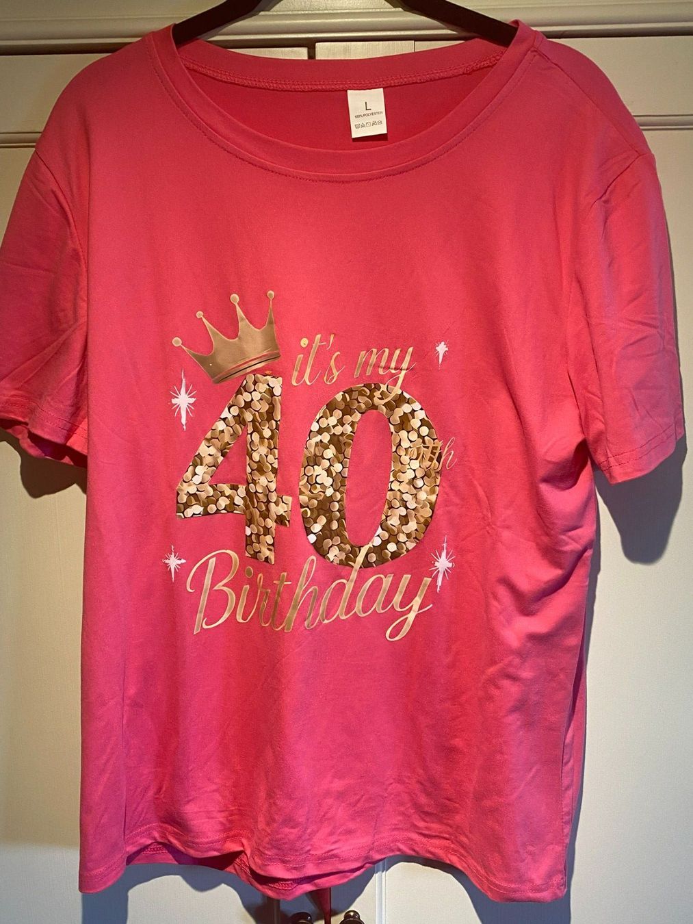 T-Shirts: SHIRT BIRTHDAY DAMEN-PINK – Neu und originalverpackt aus Meienried von ManuelaBoutique 9