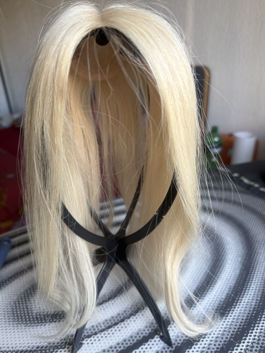 Parrucche: Perücke hellblond 40 cm mit Clips – Nuovo (secondo la descrizione) da Thun venduto da Vesna27 1