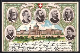 Litho Bern, Palais Federal, Schweizer Bu