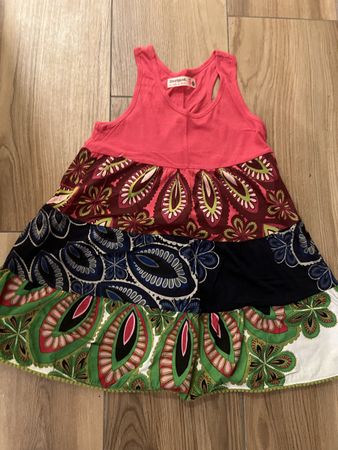 Desigual Girls Boho Patchwork Summer Dress 5-6 yr 
