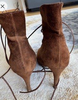 Santoni Scarpe da donna: Ankle Boots Santoni 36.5 Suede Beige – Usato da Zürich venduto da Julianobzh 3
