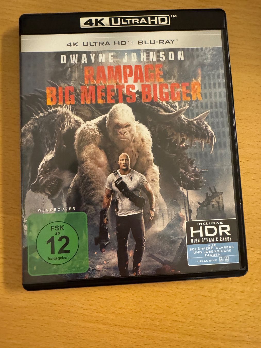Tutti i DVDs: Dwayne Johnson Rampage Big Meets Bigger 4k UHD Blu Ray – Usato da Schwerzenbach venduto da ste_pp82