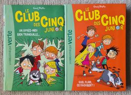 Lot de 2 livres Le Club des Cinq Junior - Bibliothèque verte