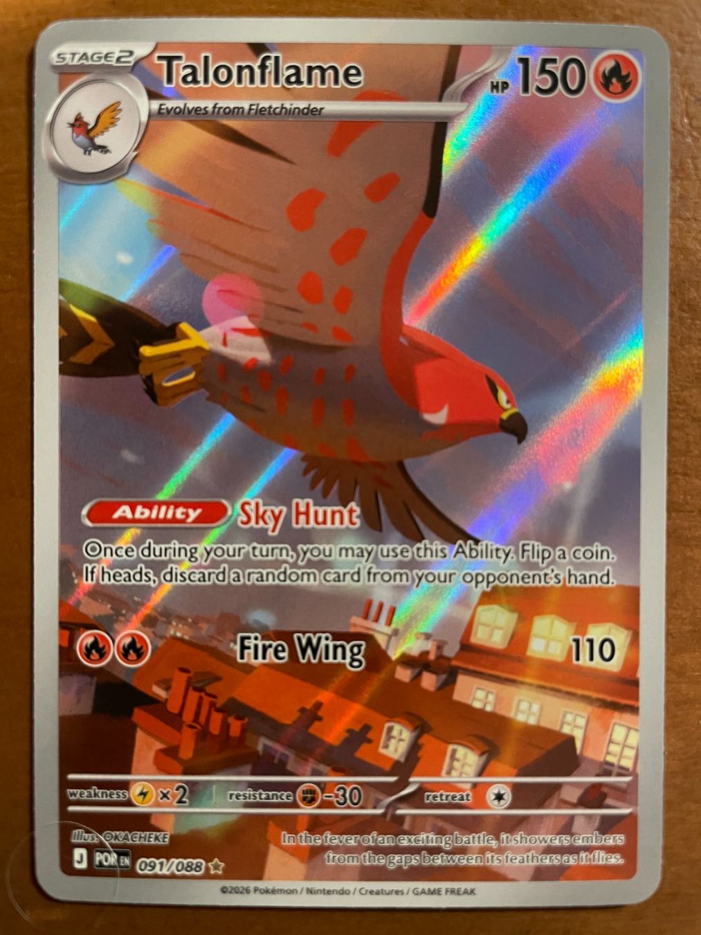 Pokémon Carte collezionabili: Pokemon Talonflame (Versand gratis) – Nuovo (secondo la descrizione) da Chur venduto da Angerson