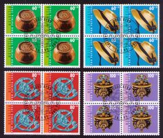 1995_B247-250_PRO PATRIA_Volkskunst lV_VIERERBLOCKS_ET !