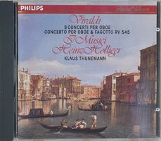 VIVALDI 5 Konzerte für Oboe Heinz Holliger