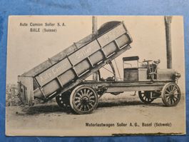 MOTORLASTWAGEN SOLER A.G. BASEL SCHWEIZ 1908