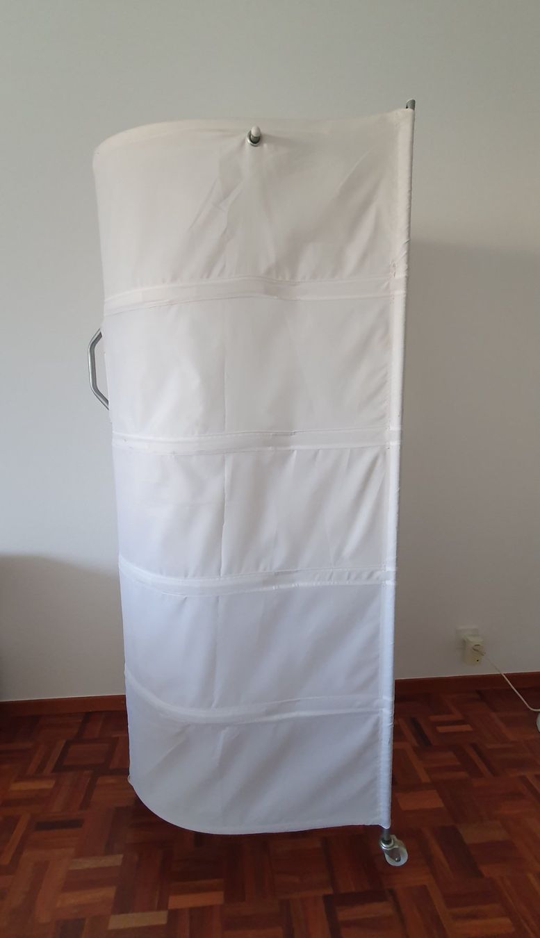 Ikea Guardaroba: Portant mobile en tissu blanc – Usato da Vevey venduto da Bobonitro1