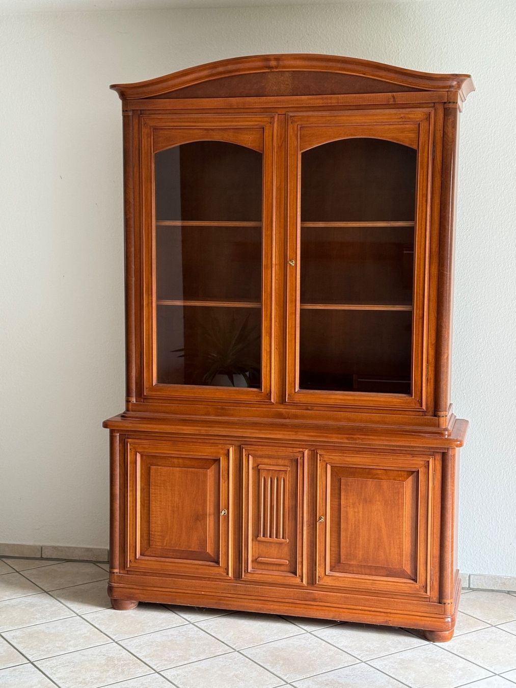 Vetrine: Biedermeier Vitrine Kirschbaum Selva Antikstil + Versand – Usato da Gemünden venduto da GEUENWALD 4