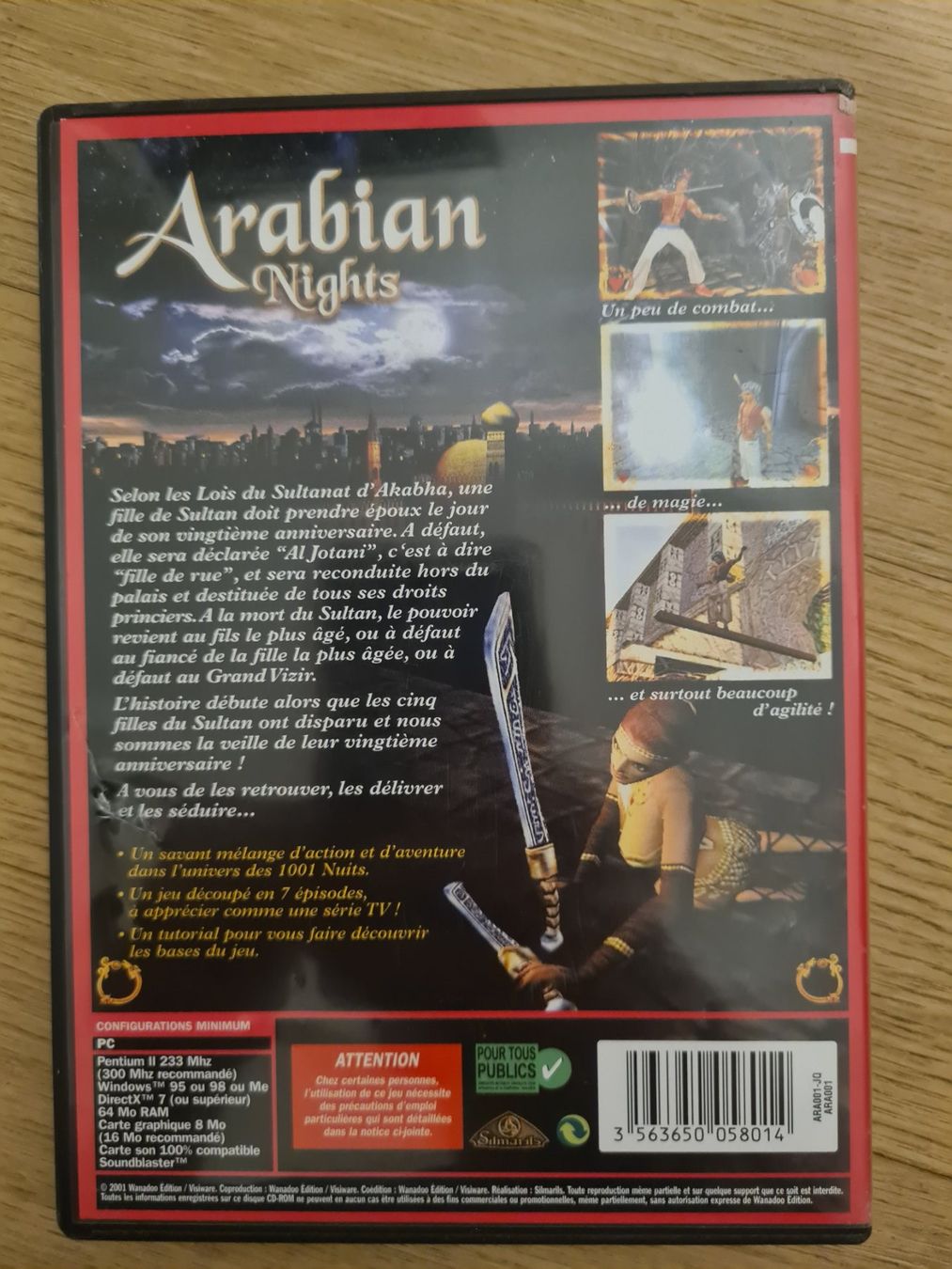 Spiele: Arabian Nights (French Cover) - PC – Gebraucht aus Carouge GE von Gasco 1