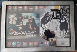 Devil's Night - presented to Eminem - 4 mil sold world award