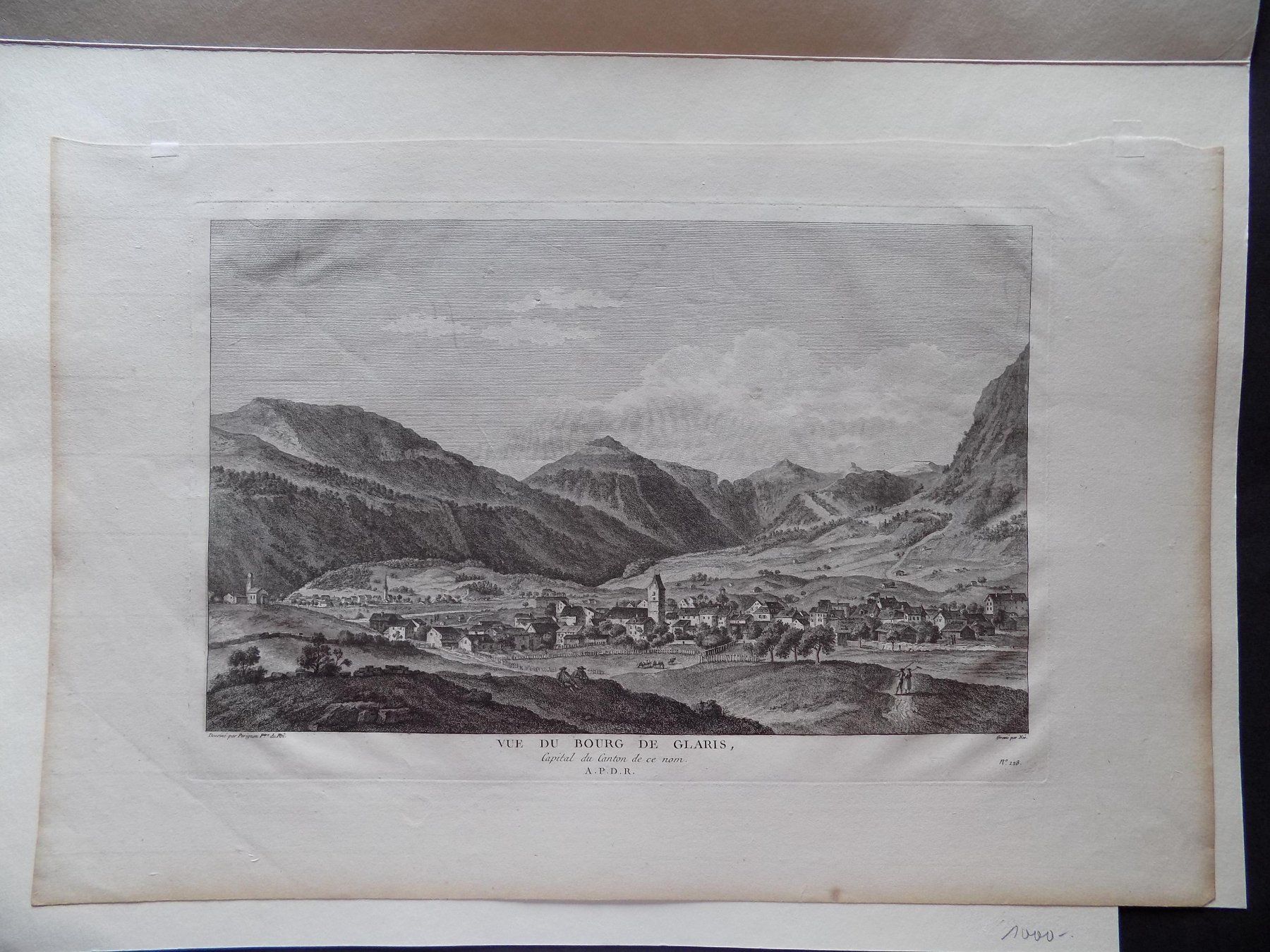 Gravures: Glarus grosser Kupferstich – D'occasion à Risch par Rischli15 1