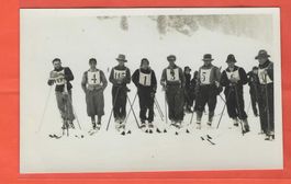 alte AK Teilnehmer+Holzskiern Skirennen am Gemsstock/Uriland