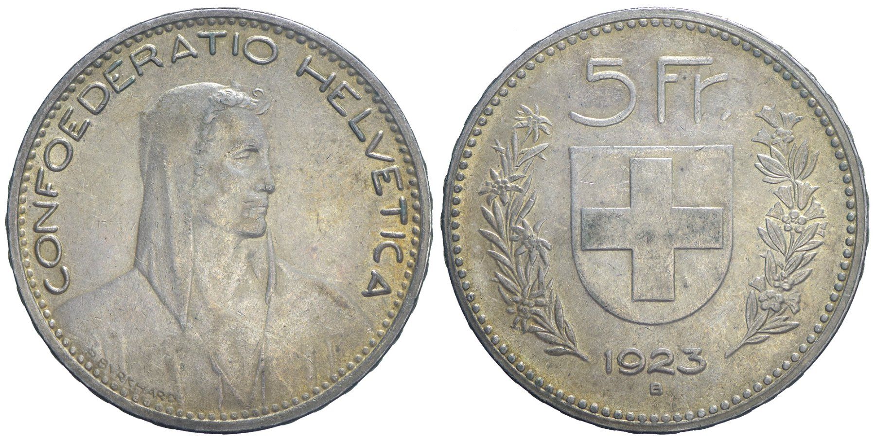 Tutti le monete: 5 Franken 1923 (10) – Usato da Chiasso venduto da Novamarketing