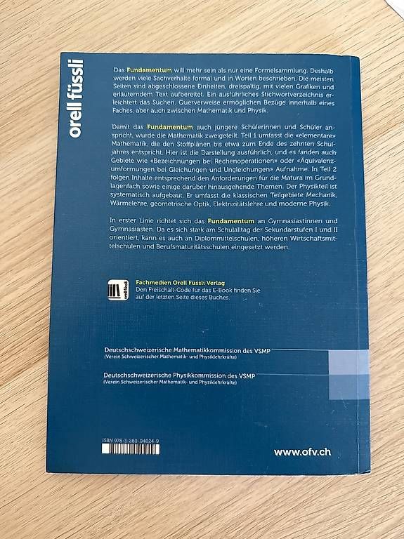 Libri: Fundamentum Mathematik und Physik – Usato da Basel venduto da Sophie_05 1