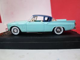 Studebaker Coupe 1957 -grün - alt in Box von Solido