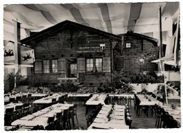 St. Gallen, OLMA, Gaststube Provins Valais, gelaufen um 1950