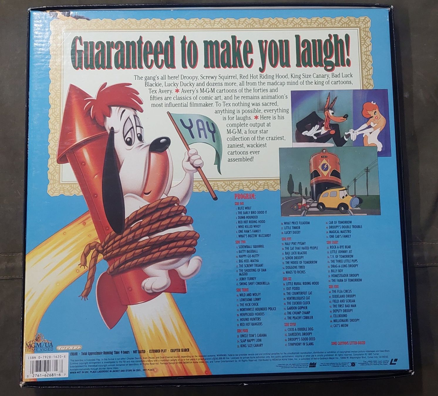 Alle DVDs: Laserdisc NTSC Cartoon, coffret – Gebraucht aus Chapelle-s-Moudon von gerryp 1