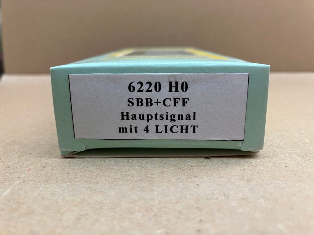 Modelleisenbahnen: Alphamodell H0 6220 SBB + CFF Hauptsignal, mit 4 Licht – Neu (gemäss Beschreibung) aus Neuendorf von sitek071 2
