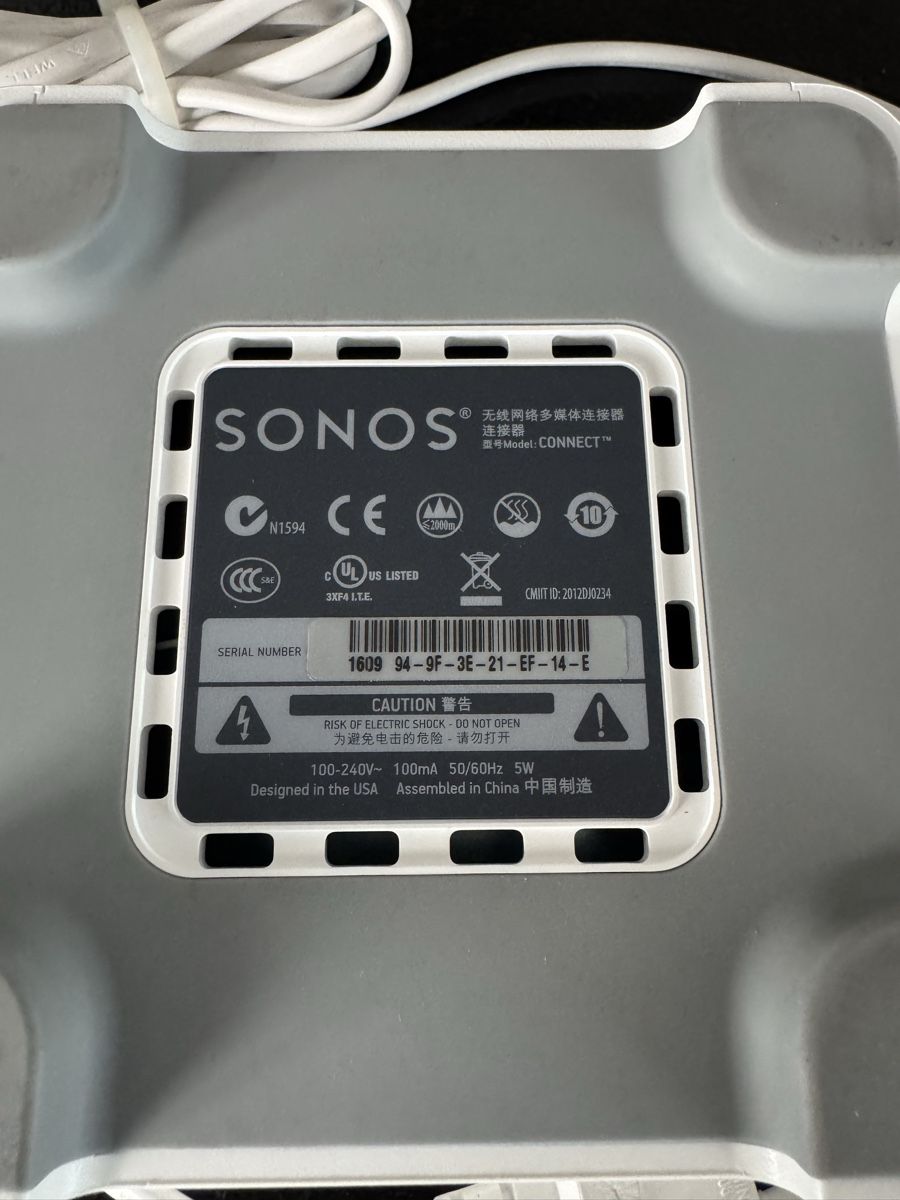 Sonos Sistemi audio & multimediali: Sonos Connect S2 – Usato da Port venduto da Wermala 2
