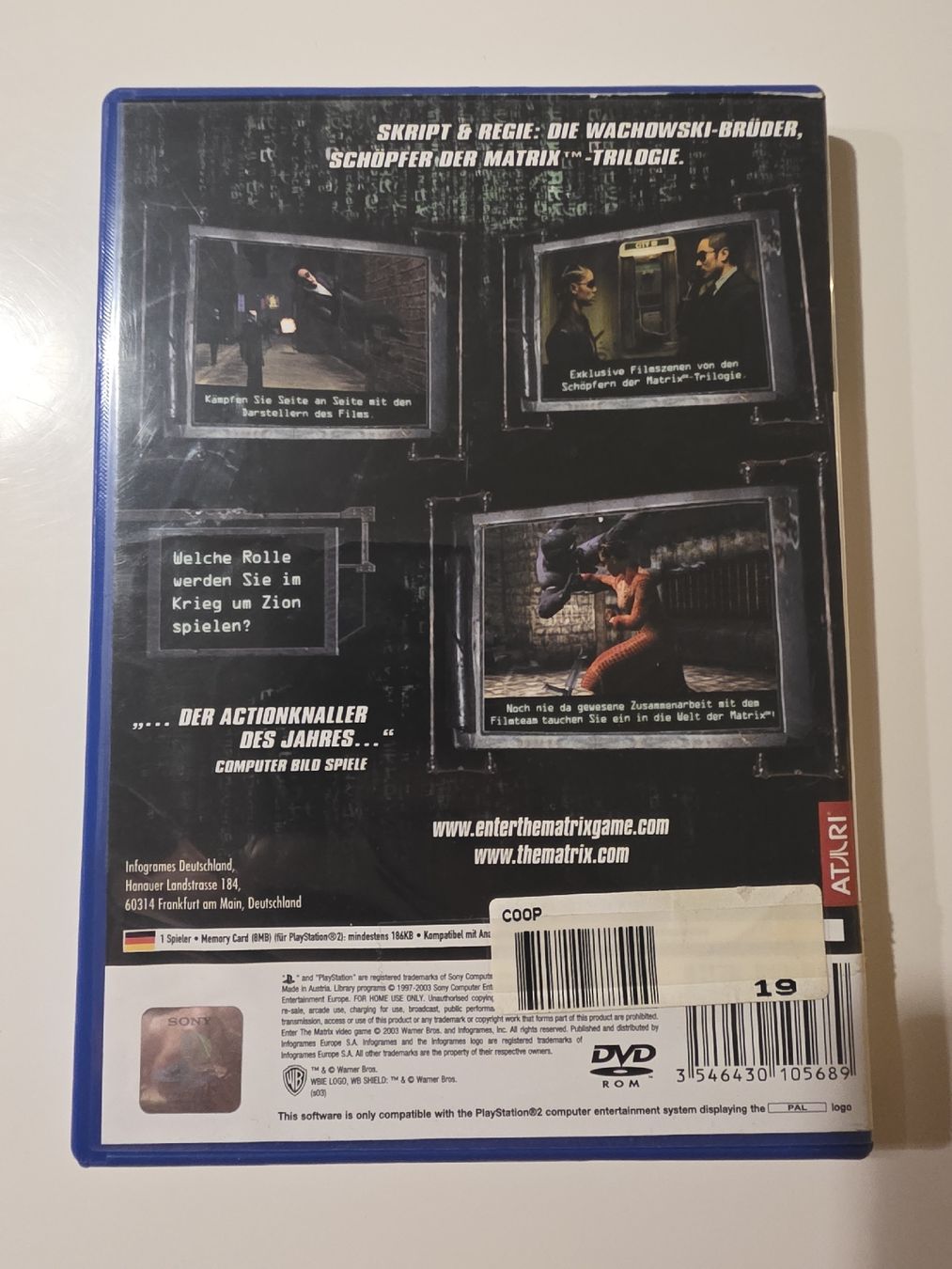 Giochi: Enter the Matrix (PlayStation 2) – Usato da Herisau venduto da Warehouse97 1