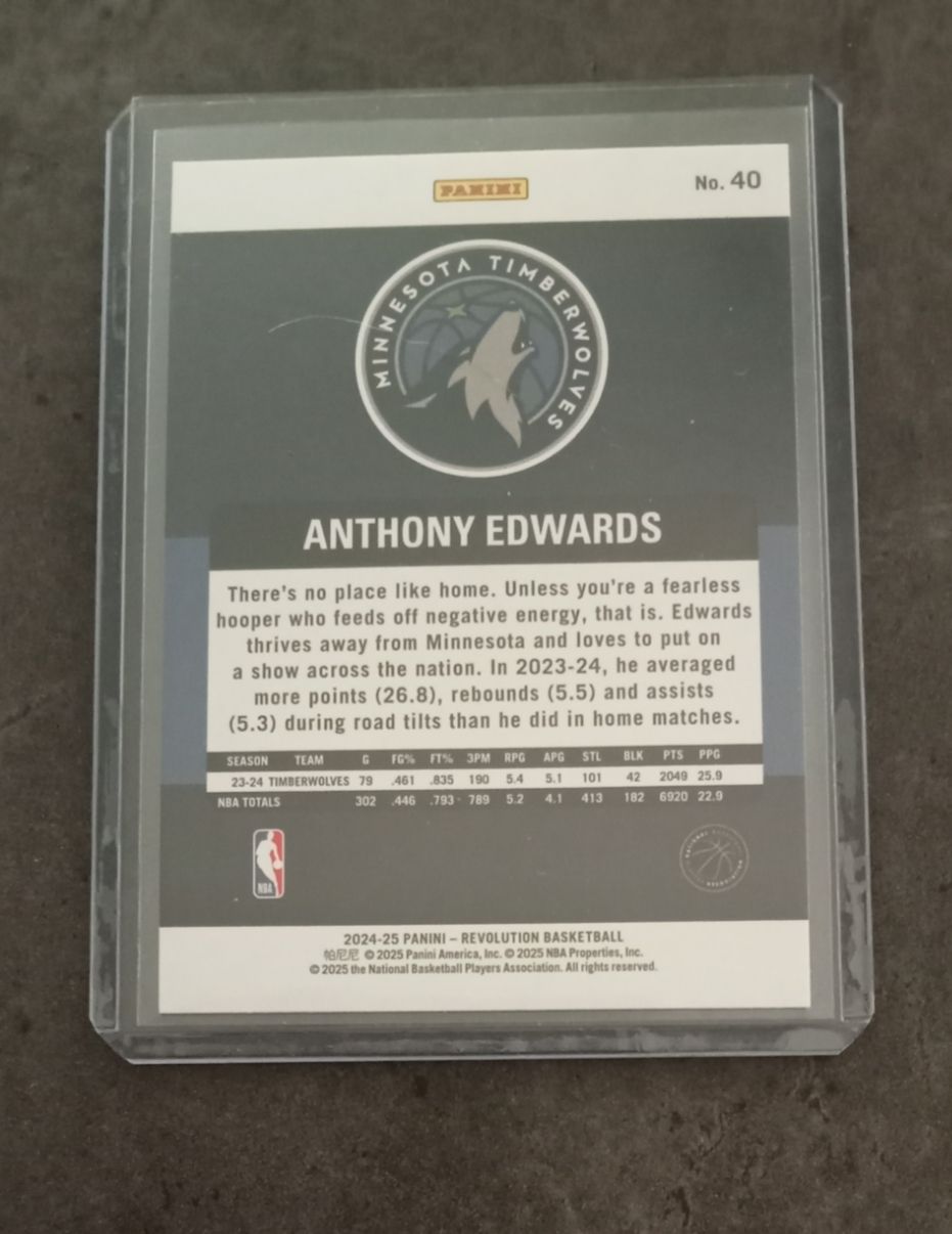 Cartoline: Anthony Edwards Revolution NBA card – Nuovo (secondo la descrizione) da Vallorbe venduto da ant_75wx 1