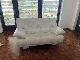 Ledersofa 2-Sitzer 
