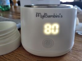 MyBambini's Flaschenwärmer mi MAM Aufsatz, selten gebraucht