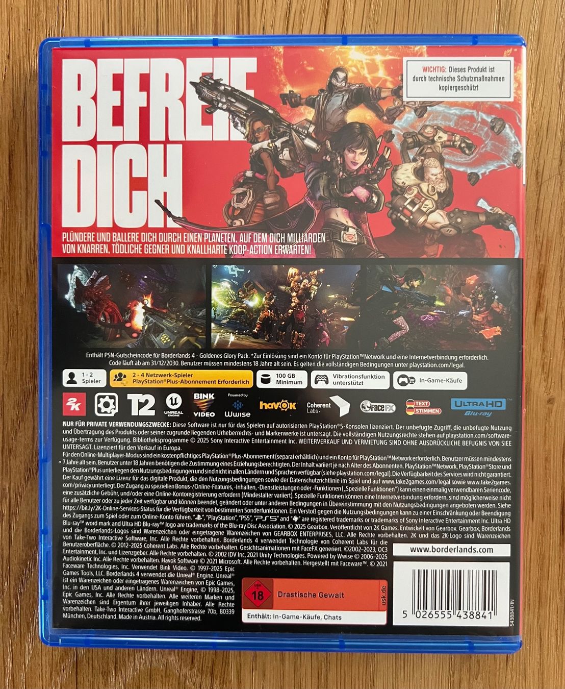 Giochi: Borderlands 4 | PS5 | Inkl. Golden Glory Pack – Usato da Frenkendorf venduto da astar09 1