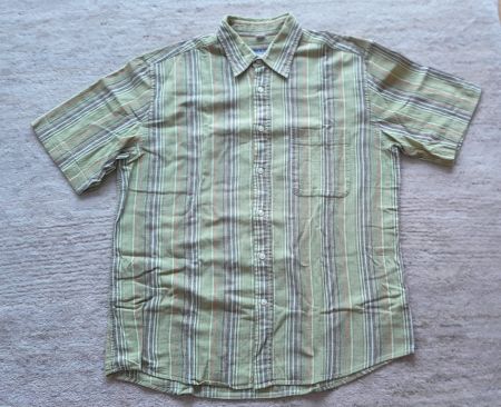 HEMD Sommerhemd Kurzarmhemd Vintagehemd Casualhemd gelboliv