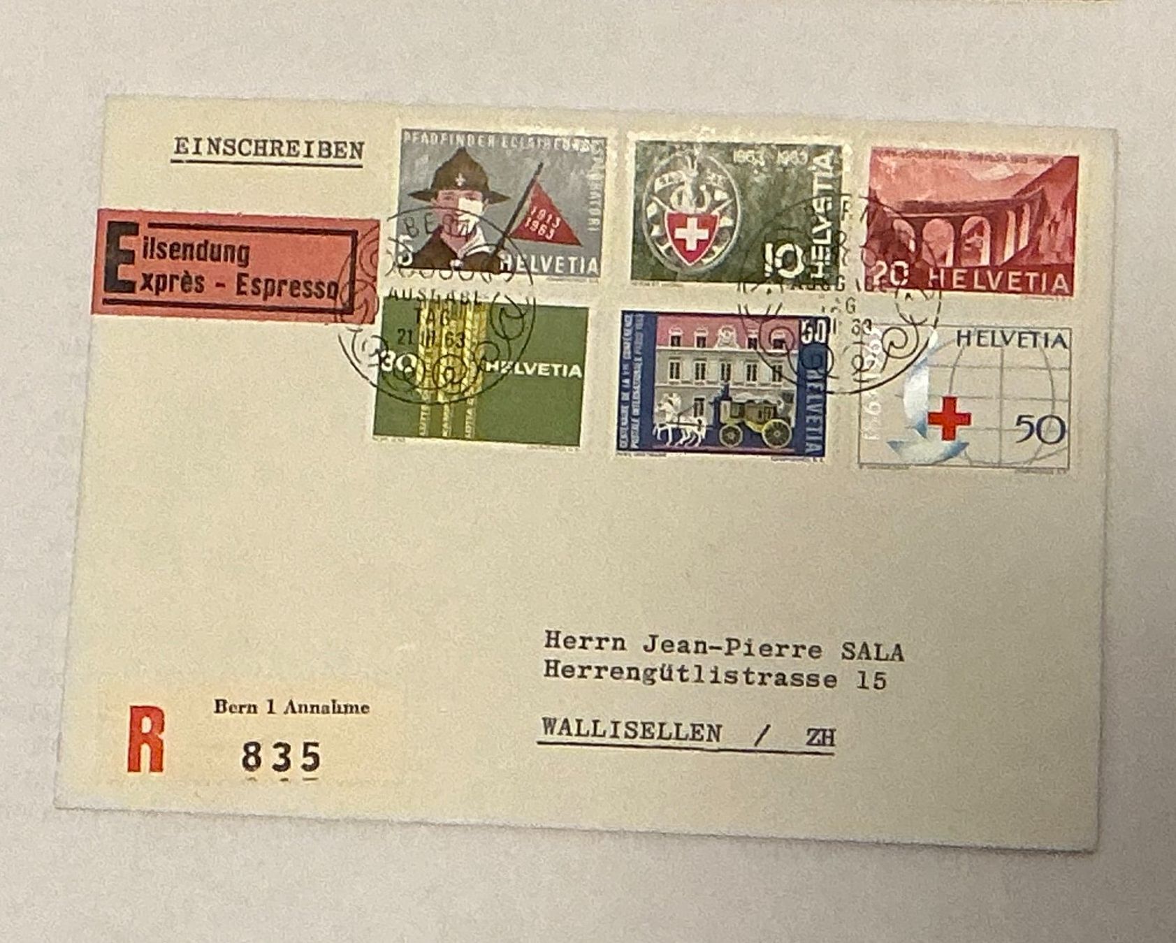 Tutti i francobolli: FDC Einschreiben Eilsendung Satz – Usato da Koblenz venduto da Markenhimmel