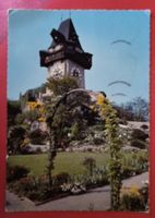 Graz Schlossberg Uhrturm mit Garten 1970