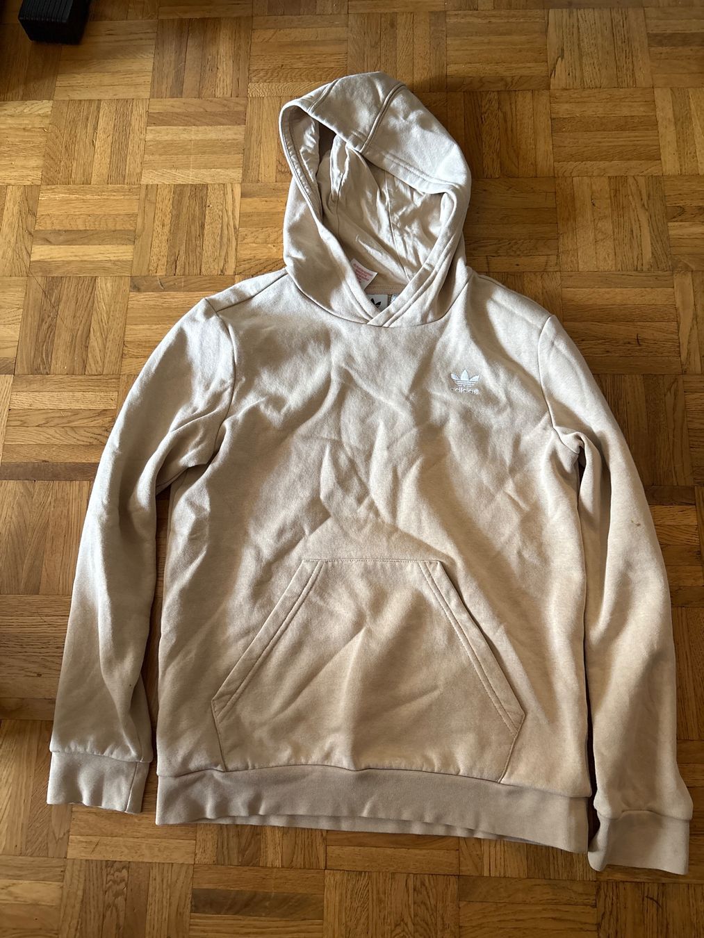 Adidas Pullover & Sweatshirts: Adidas Hoodie beige, Taille 152 – Gebraucht aus Genève von captus